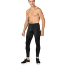 3 Packs Men High Waist Yoga Pants Quick Dry Sports Pants Fitness Leggings Workout Pants with Pocket