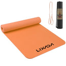 Lixada 72.05×24.01in Portable Yoga Mat Thicken Sports Mat Anti-slip Exercise Mat for Fitness Workouts with Carrying Strap and Storage Bag