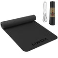 Lixada 72.05×24.01in Portable Yoga Mat Thicken Sports Mat Anti-slip Exercise Mat for Fitness Workouts with Carrying Strap and Storage Bag