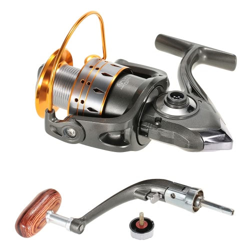 12+1 Ball Bearings Spinning Fishing Reel Left / Right Interchangeable Handle High Speed Fish Reel