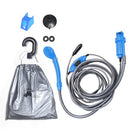 Camping Shower 12V Electric Outdoor Shower Folding Bucket Kit