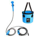 Camping Shower 12V Electric Outdoor Shower Folding Bucket Kit