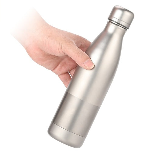 Lixada 550ml / 680ml Titanium Water Bottle Lightweight