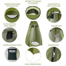 Pop Up Privacy Shelter Tent Portable Outdoor Shower Toilet Changing Room Tent for Camping and Beach