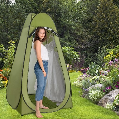 Pop Up Privacy Shelter Tent Portable Outdoor Shower Toilet Changing Room Tent for Camping and Beach