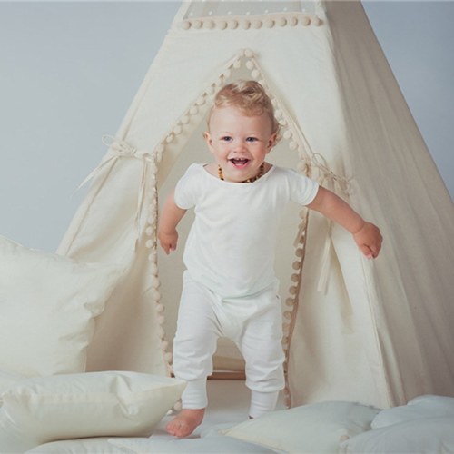 Teepee Tent for Kids Foldable Children Play Tents for Girls and Boys 100% Cotton Canvas Playhouse Toys for Girl and Child Indoor and Outdoor