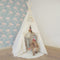 Teepee Tent for Kids Foldable Children Play Tents for Girls and Boys 100% Cotton Canvas Playhouse Toys for Girl and Child Indoor and Outdoor