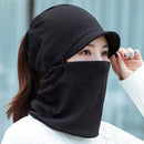 Women Winter Cap Neck Gaiter Warmer  Multifunctional Cloth Mask