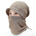 Women Winter Cap Neck Gaiter Warmer  Multifunctional Cloth Mask