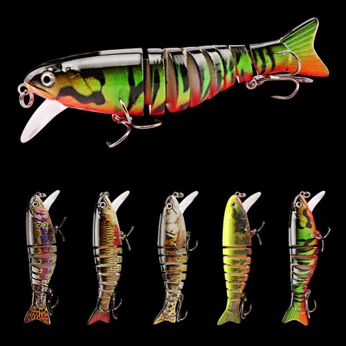 Sinking Wobblers Fishing Lures Jointed Crankbait Swimbait 8 Segment Hard Artificial Bait For Fishing Tackle Lure