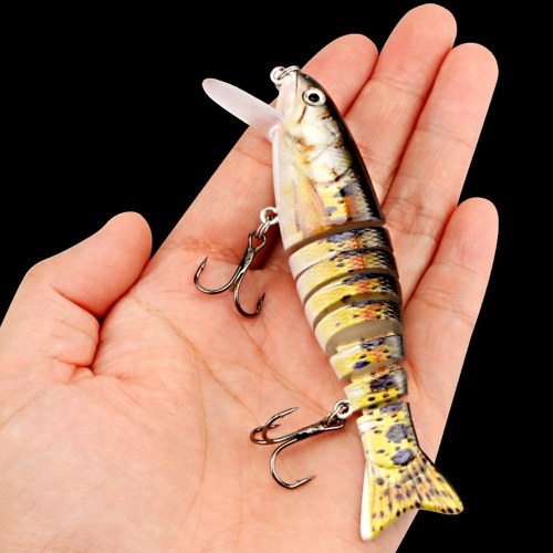 Sinking Wobblers Fishing Lures Jointed Crankbait Swimbait 8 Segment Hard Artificial Bait For Fishing Tackle Lure