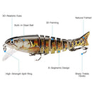 Sinking Wobblers Fishing Lures Jointed Crankbait Swimbait 8 Segment Hard Artificial Bait For Fishing Tackle Lure