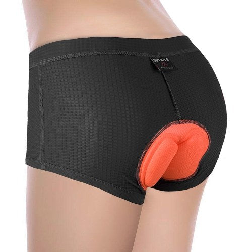 Women's Cycling Shorts 3D Padded Bicycle Bike Underwear Shorts Breathable Quick Dry   Shorts