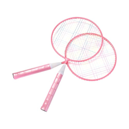 Badminton Racket for Children 1 Pair, Nylon Alloy Pracitical Professional Racquet Set for Children Indoor/Outdoor Sport Game