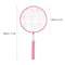 Badminton Racket for Children 1 Pair, Nylon Alloy Pracitical Professional Racquet Set for Children Indoor/Outdoor Sport Game