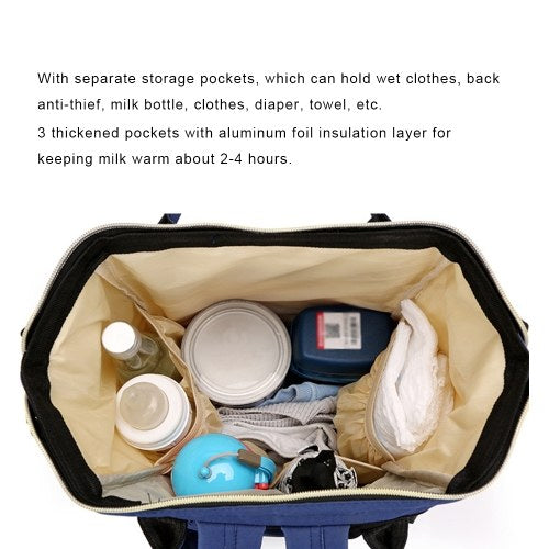 Large Capacity Mummy Diaper Bags Zipper Mother Travel Backpacks Maternity Handbags Pregnant Women Baby Nappy Nursing Diaper Bags