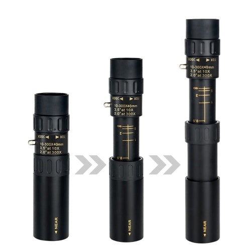 Portable Monocular Telescope Pocket Outdoor Activities Multifunctional Telescopic Focusing Metal Telescope