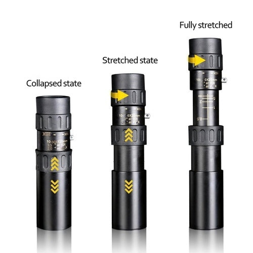 Portable Monocular Telescope Pocket Outdoor Activities Multifunctional Telescopic Focusing Metal Telescope