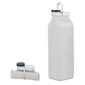 Curled-up Silica Gel Milk Bottle 600ml Portable Travel Water Cup Outdoor Sports Kettle Collapsible Silicone Water Bottle