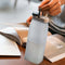 Curled-up Silica Gel Milk Bottle 600ml Portable Travel Water Cup Outdoor Sports Kettle Collapsible Silicone Water Bottle