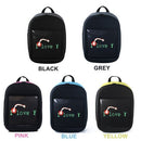 Backpack with LED Display Screen Outdoor Dynamic Advertising Backpack DIY Wireless LED Walking Advertising Backpack