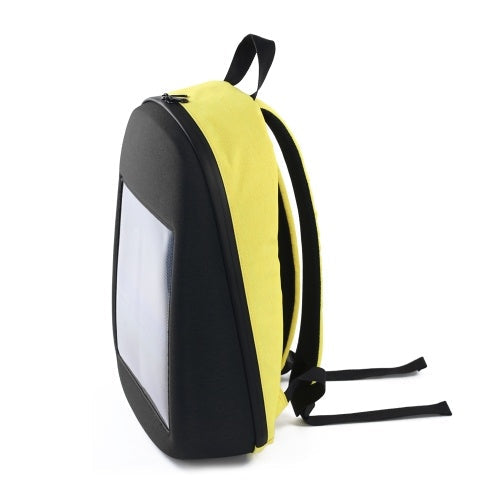 Backpack with LED Display Screen Outdoor Dynamic Advertising Backpack DIY Wireless LED Walking Advertising Backpack