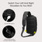 ozuko New Style Man Chest Pack USB Waterproof Oxford Cloth Single Shoulder Pack Anti-Theft Pack With Headphone Jack