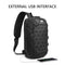 ozuko New Style Man Chest Pack USB Waterproof Oxford Cloth Single Shoulder Pack Anti-Theft Pack With Headphone Jack