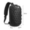 ozuko New Style Man Chest Pack USB Waterproof Oxford Cloth Single Shoulder Pack Anti-Theft Pack With Headphone Jack