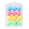 12 Pcs Colorful Ping Pong Balls Table Tennis Decor Balls Multi-functional Ping Pong Ball Amateur Training Practice Balls Entertainment Toy Gift