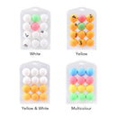 12 Pcs Colorful Ping Pong Balls Table Tennis Decor Balls Multi-functional Ping Pong Ball Amateur Training Practice Balls Entertainment Toy Gift