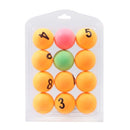 12 Pcs Colorful Ping Pong Balls Table Tennis Decor Balls Multi-functional Ping Pong Ball Amateur Training Practice Balls Entertainment Toy Gift