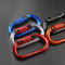 25KN Professional Climbing Carabiner Screw Locking Gate Carabiner Heavy Duty O-shape Climbing Buckle Lightweight Hammock Locking Clip for Climbing Rappelling Canyoning Hammock Climbing Gear Quick Clip Equipment