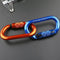 25KN Professional Climbing Carabiner Screw Locking Gate Carabiner Heavy Duty O-shape Climbing Buckle Lightweight Hammock Locking Clip for Climbing Rappelling Canyoning Hammock Climbing Gear Quick Clip Equipment