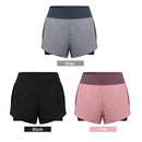 Women  2 in 1 Running Shorts High Waist Yoga Shorts