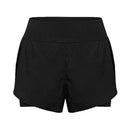 Women  2 in 1 Running Shorts High Waist Yoga Shorts