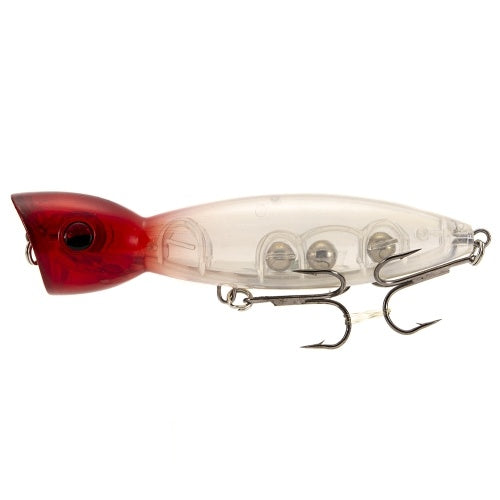 14cm / 5.5 Inch Big Popper Lure Plastic Hard Fishing Popper Lure Bait Crankbait with Treble Hooks