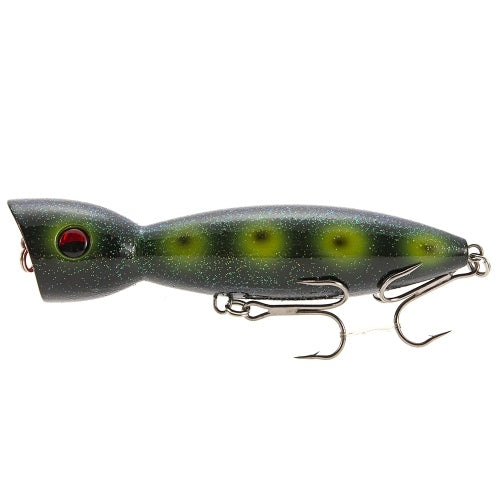 14cm / 5.5 Inch Big Popper Lure Plastic Hard Fishing Popper Lure Bait Crankbait with Treble Hooks