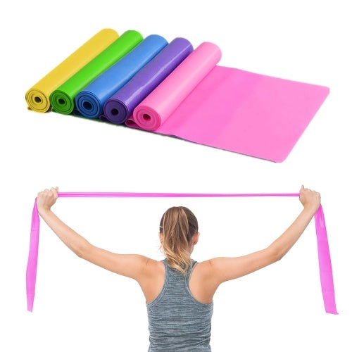 59 X 5.9 Inch Yoga Resistance Band Exercise Band Workout Stretch Bands   for Physical Therapy Fitness Pilates