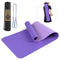 72.05×24.01in Portable Double Dual-colored Yoga Mat Thicken Sports Mat Anti-slip Exercise Mat for Fitness Workouts with Carrying Strap and Storage Bag