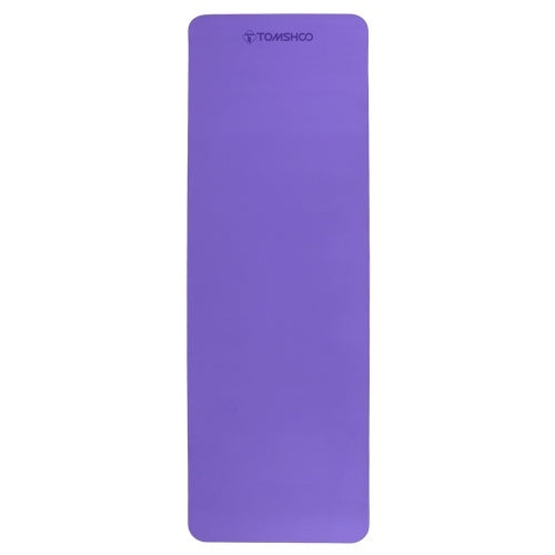 TOMSHOO 72.05×24.01in Portable Double Dual-colored Yoga Mat Thicken Sports Mat Anti-slip Exercise Mat for Fitness Workouts with Carrying Strap and Storage Bag