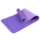 TOMSHOO 72.05×24.01in Portable Double Dual-colored Yoga Mat Thicken Sports Mat Anti-slip Exercise Mat for Fitness Workouts with Carrying Strap and Storage Bag