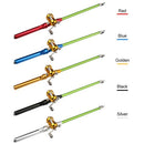 Mini Detachable Fishing Rod Portable Aluminum Alloy Fishing Pole with Spinning Kit Fishing Accessories