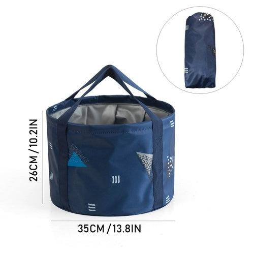 Collapsible Bucket Multi-Use Portable Basin for Soaking Feet Travelling Camping Picnic Indoor Outdoor