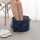 Collapsible Bucket Multi-Use Portable Basin for Soaking Feet Travelling Camping Picnic Indoor Outdoor