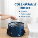 Collapsible Bucket Multi-Use Portable Basin for Soaking Feet Travelling Camping Picnic Indoor Outdoor