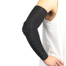 2PCS Men Women Compression Arm Sleeves Elbow Brace Pad Breathable Moisture-Wicking Basketball Outdoor Arm Protective Support