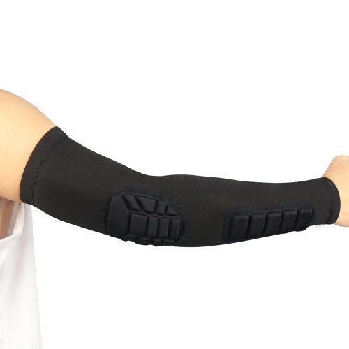 2PCS Men Women Compression Arm Sleeves Elbow Brace Pad Breathable Moisture-Wicking Basketball Outdoor Arm Protective Support