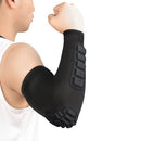 2PCS Men Women Compression Arm Sleeves Elbow Brace Pad Breathable Moisture-Wicking Basketball Outdoor Arm Protective Support