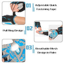 Cycling Gloves Half-finger Anti-Slip Wear-proof Shake-proof Adjustable Breathable Fitness Bicycle Climbing Sport Gloves